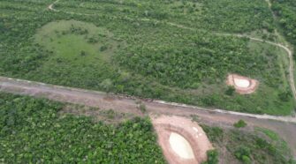 Imagens captadas pelo drone flagraram a entrada irregular de gado contrabandeado da Bolívia. Animais estavam sendo levados por dentro de fazendas vizinhas.